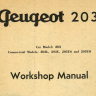 Peugeot 203 Workshop Manual